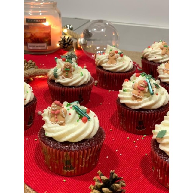 SET DECORACIONES MUÑECO DE JENGIBRE - FUNCAKES