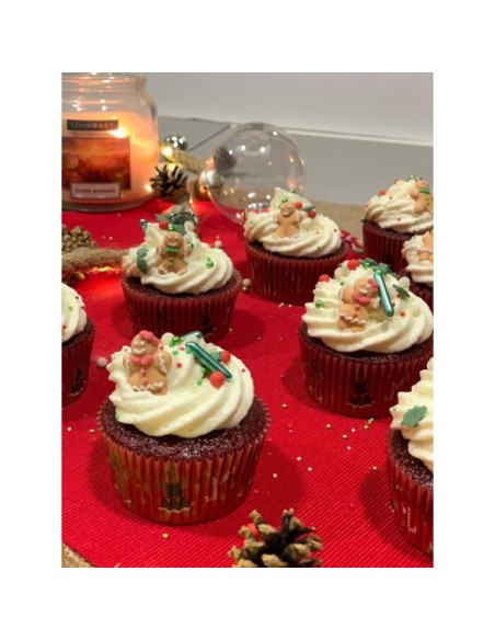 SET DECORACIONES MUÑECO DE JENGIBRE - FUNCAKES