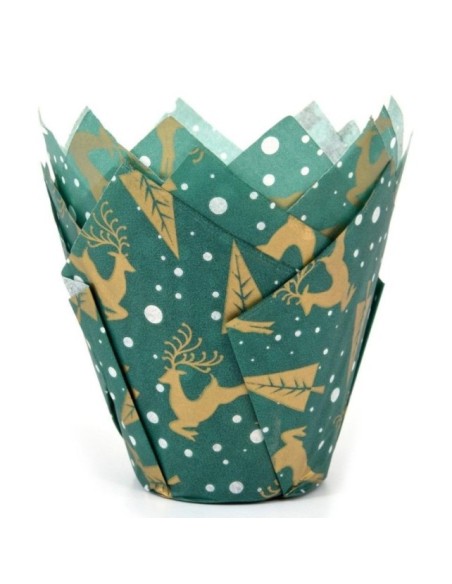 CÁPSULAS MUFFINS NAVIDEÑAS RENO - HOUSE OF MARIE