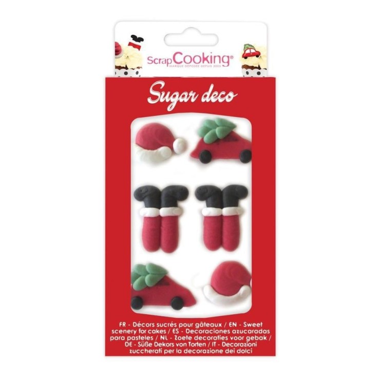 DECORACIONES DE AZUCAR SANTA CLAUS - SCRAPCOOKING