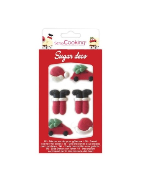 DECORACIONES DE AZUCAR SANTA CLAUS - SCRAPCOOKING
