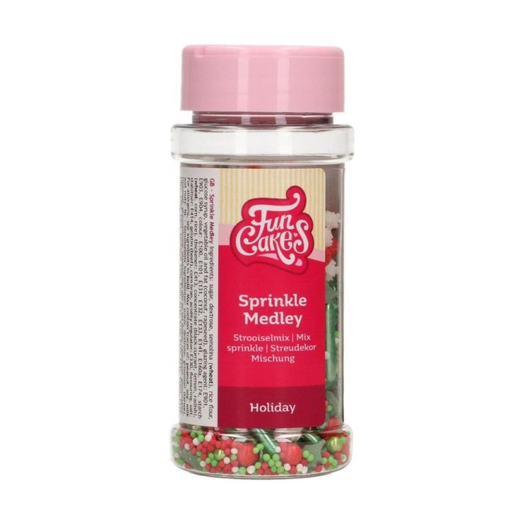 SPRINKLE MEDLEY HOLIDAY 65G - FUNCAKES 2