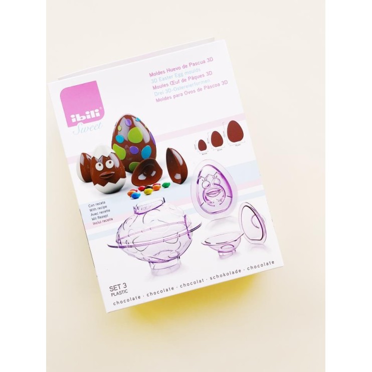MOLDES HUEVOS PASCUA 3D - IBILI 2
