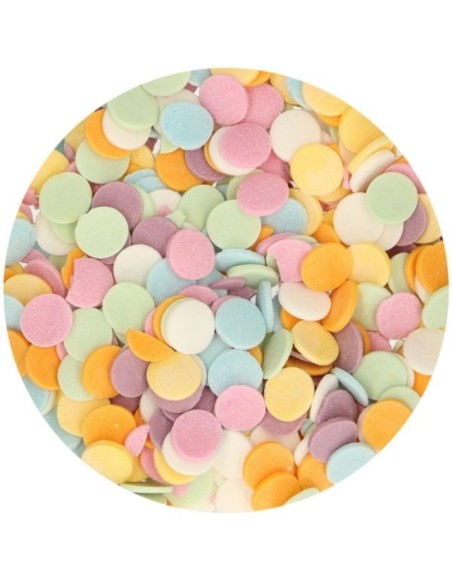 SPRINKLE CONFETTI XL PASTEL 55G - FUNCAKES