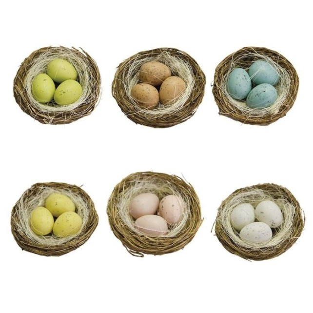 NIDO CON HUEVOS DE PASCUA - ARTIPAS