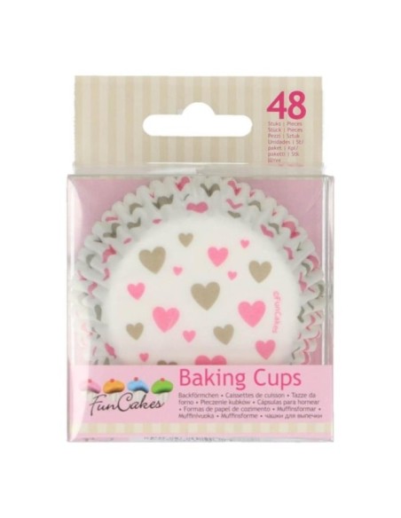 CÁPSULAS CORAZONES 48UD - FUNCAKES
