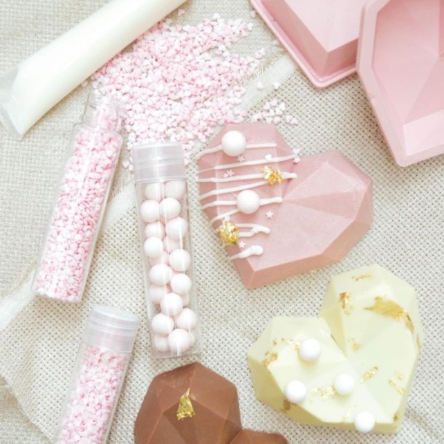 MOLDE SILICONA CORAZONES - SCRAPCOOKING