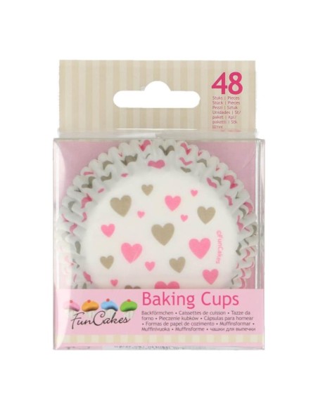 CÁPSULAS CORAZONES 48UD - FUNCAKES