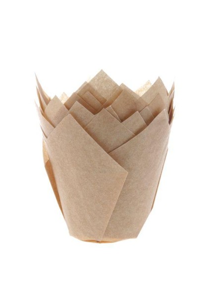 CÁPSULAS MUFFIN KRAFT 36UD - HOUSE OF MARIE