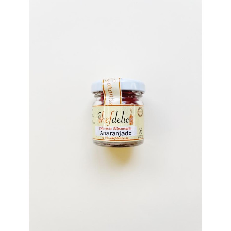 COLORANTE EN POLVO NARANJA 20G - CHEFDELICE