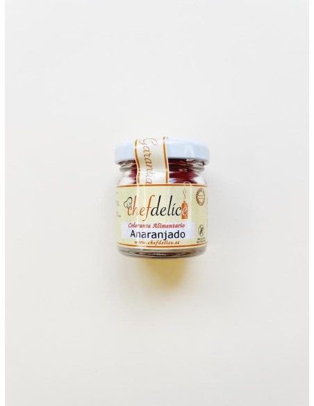 COLORANTE EN POLVO NARANJA 20G - CHEFDELICE