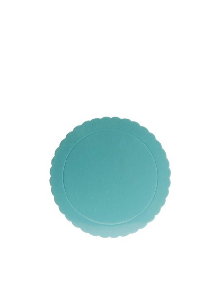 PLATO REDONDO ONDULADO AZUL 20CM 