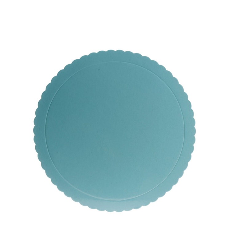 PLATO REDONDO ONDULADO AZUL 25CM