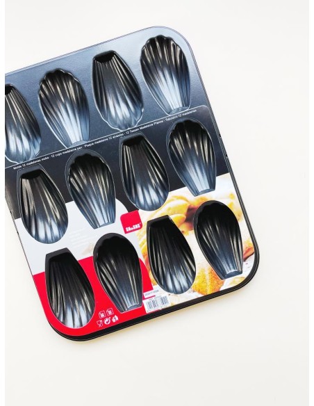 MOLDE MADELEINES 12 CAVIDADES - IBILI