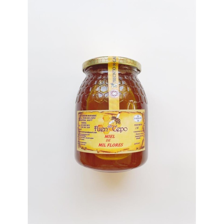 MIEL MIL FLORES 100  NATURAL 1KG - FUEN DEL CEPO