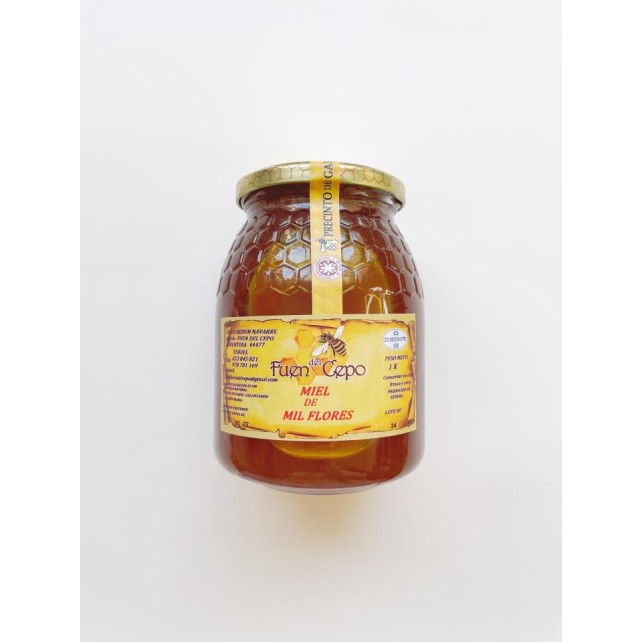 MIEL MIL FLORES 100  NATURAL 1KG - FUEN DEL CEPO