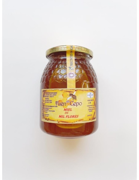 MIEL MIL FLORES 100  NATURAL 1KG - FUEN DEL CEPO