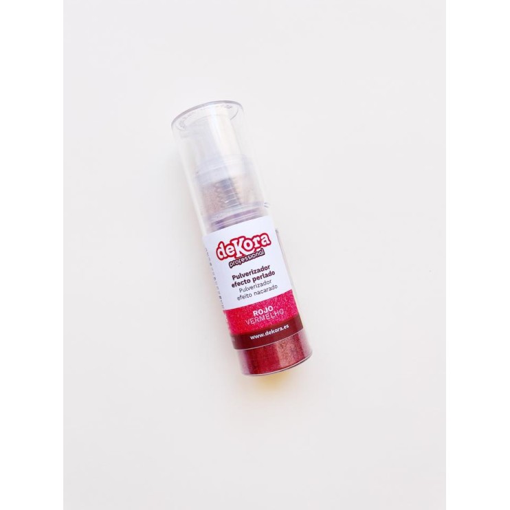 PULVERIZADOR ROJO EFECTO PERLADO 10G - DEKORA