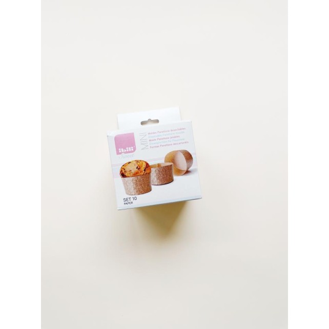 MOLDES HORNEAR PANETTONE 90G 10 UNIDADES - IBILI