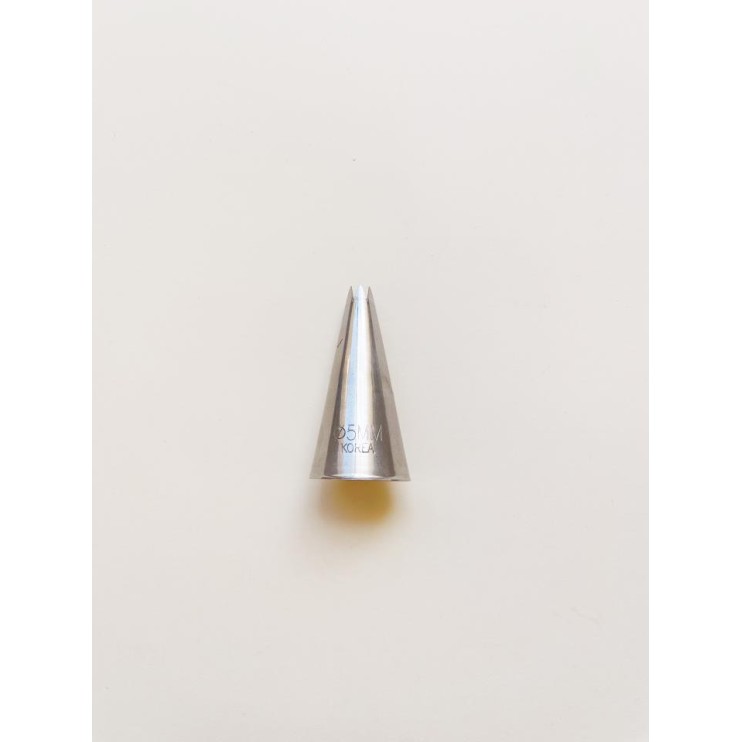 BOQUILLA ESTRIADA INOX 5MM/6 DIENTES  - DEKORA