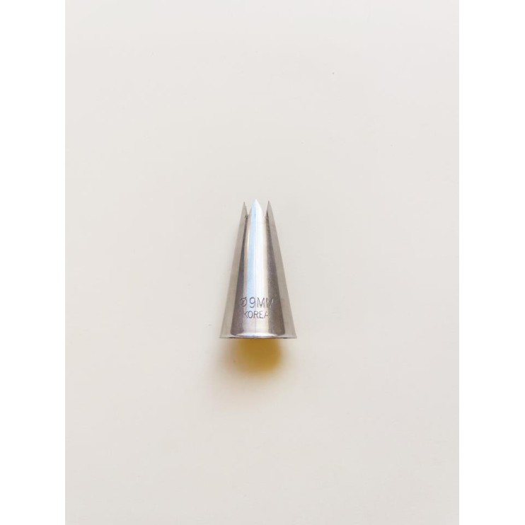 BOQUILLA ESTRIADA INOX 9MM/8 DIENTES  - DEKORA