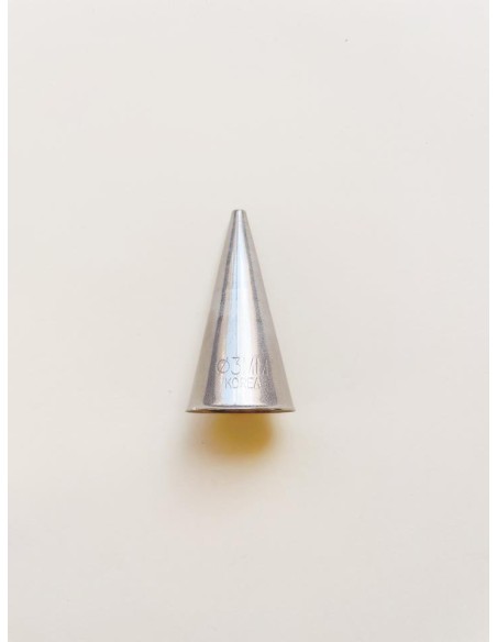 BOQUILLA REDONDA INOX  3MM - DEKORA