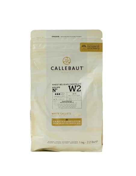 COBERTURA DE CHOCOLATE BLANCO 1KG - CALLEBAUT