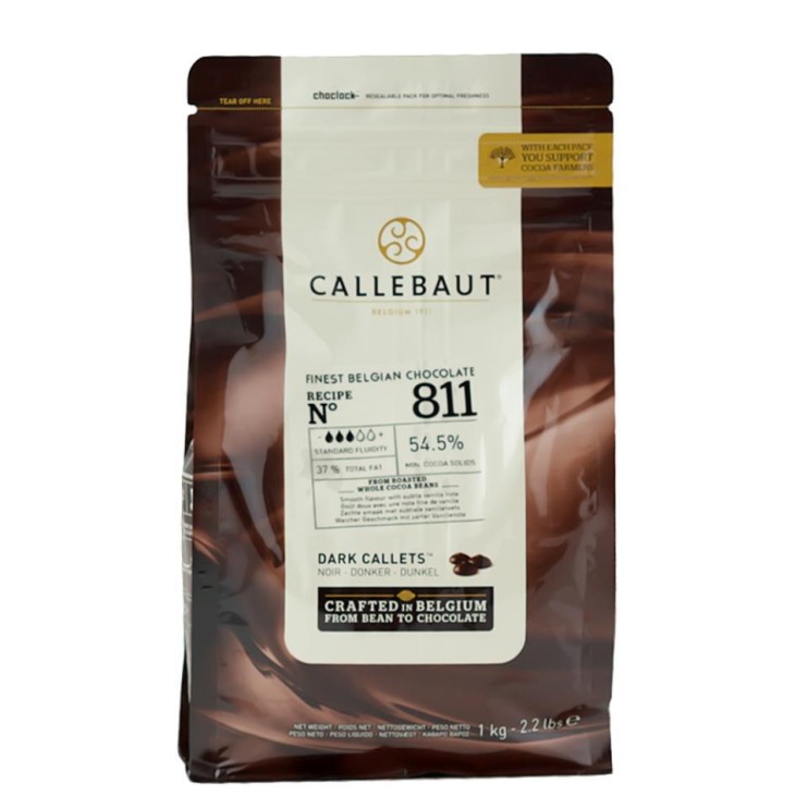COBERTURA DE CHOCOLATE 54 5  1KG - CALLEBAUT