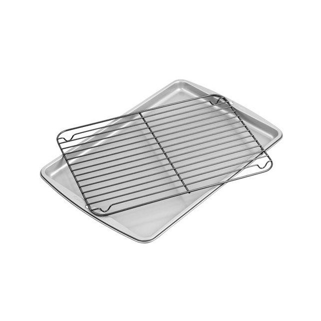 SET BANDEJA Y REJILLA HORNEAR 38 7X26CM - WILTON