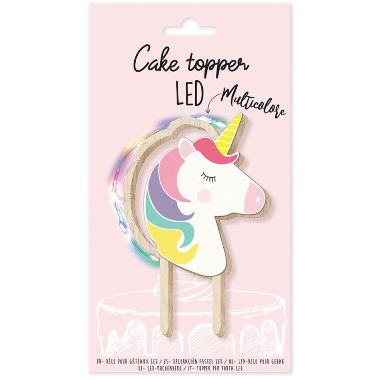 TOPPER LED UNICORNIO - SCRAPCOOKING 