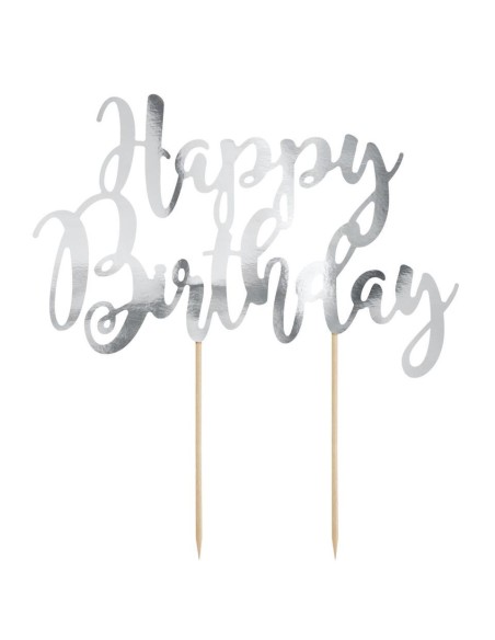 TOPER HAPPY BIRTHDAY PLATA - PARTYDECO 