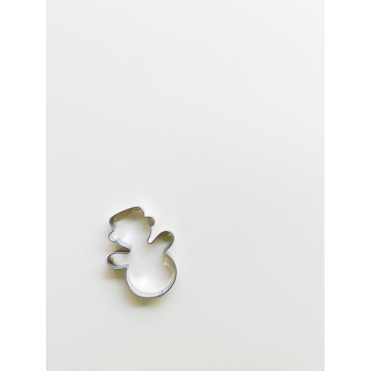 CORTADOR MUÑECO DE NIEVE 6 5CM