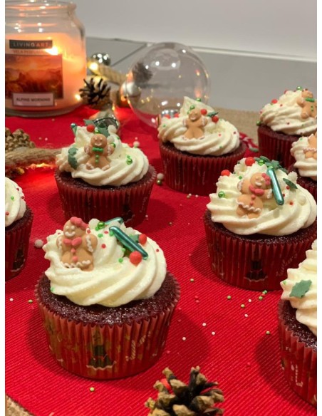 SET DECORACIONES MUÑECO DE JENGIBRE - FUNCAKES