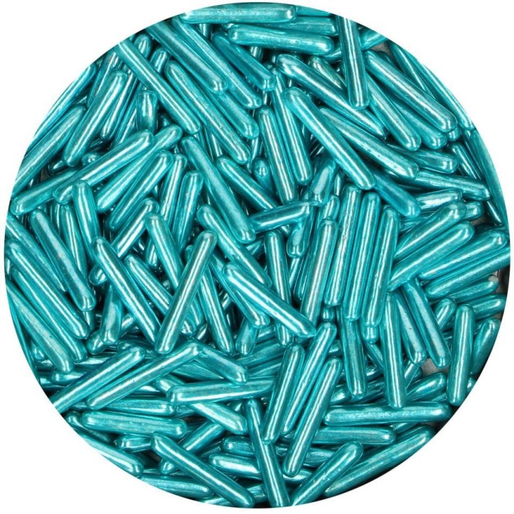 PALITOS DE AZUCAR XL AZUL METALIZADO - FUNCAKES