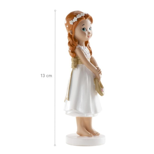 MUÑECA TARTA COMUNION DESCALZA 13CM - DEKORA