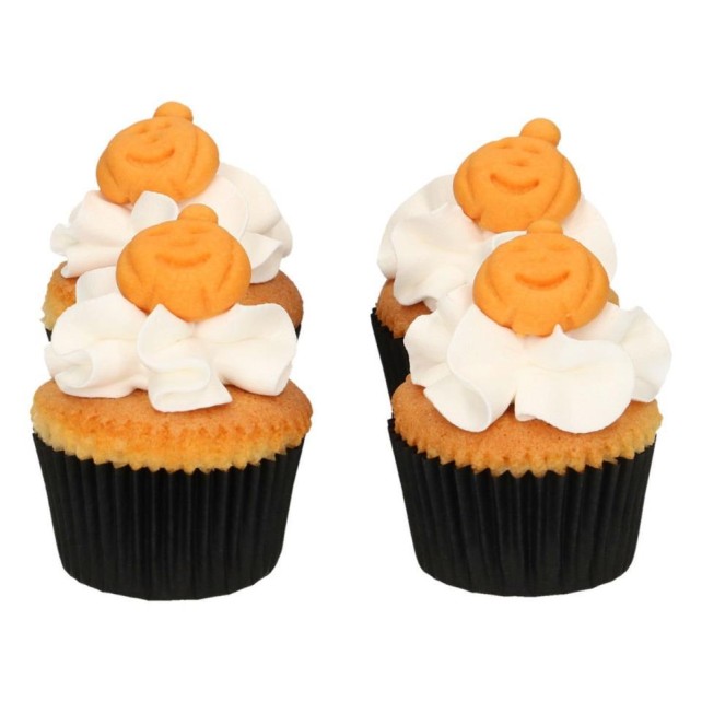 SET DECORACIONES FONDANT CALABAZA  - FUNCAKES