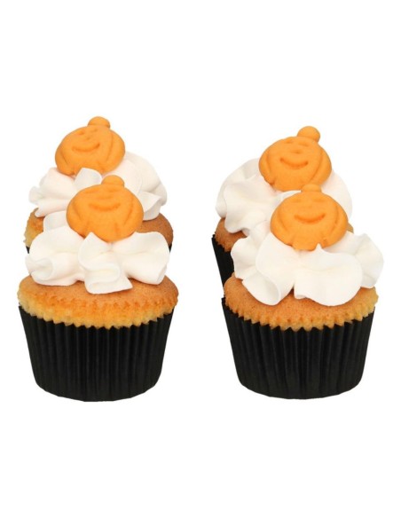 SET DECORACIONES FONDANT CALABAZA  - FUNCAKES