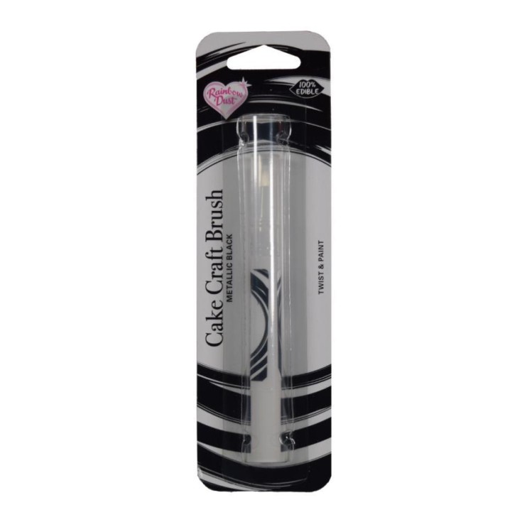 CAKE CRAFT BRUSH PINCEL NEGRO METALIZADO-  RD