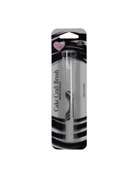 CAKE CRAFT BRUSH PINCEL NEGRO METALIZADO-  RD
