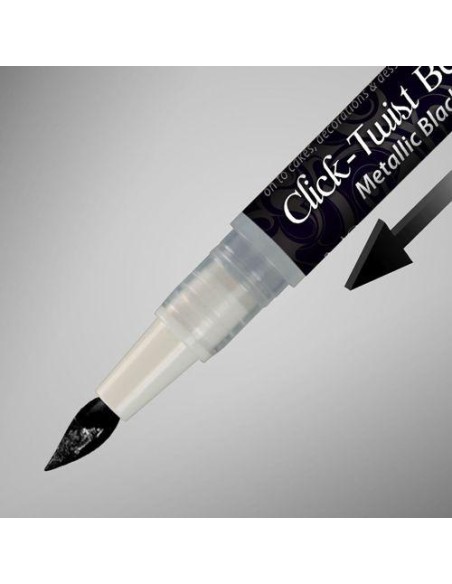CAKE CRAFT BRUSH PINCEL NEGRO METALIZADO-  RD