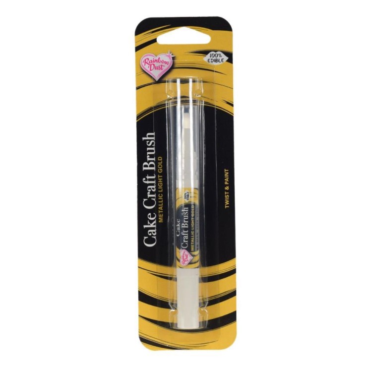 CAKE CRAFT BRUSH PINCEL DORADO METALIZADO -  RD