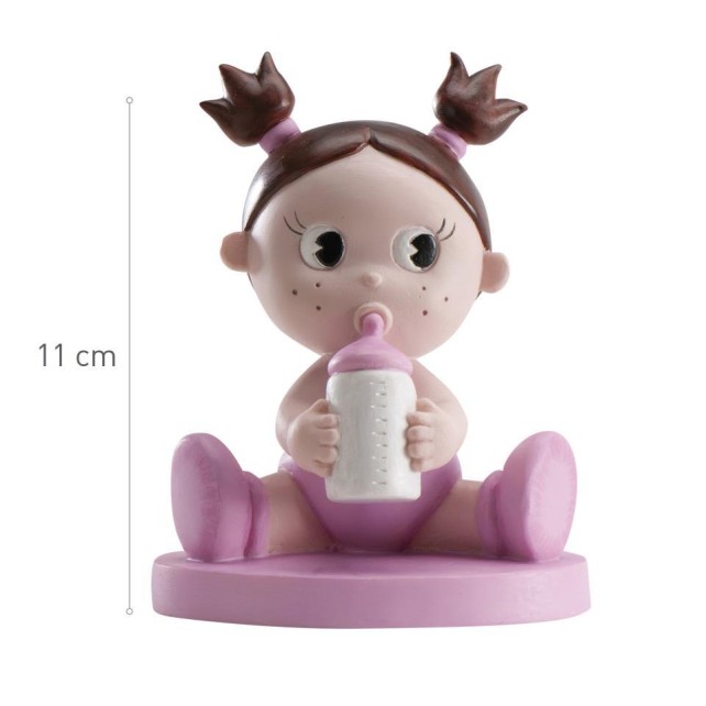 NIÑA BAUTIZO BIBERON 11CM - DEKORA