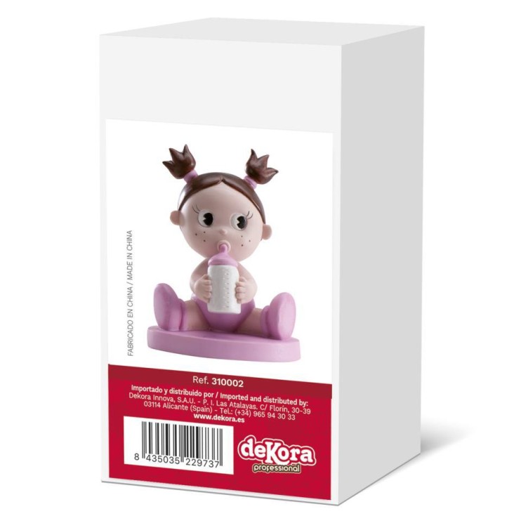 NIÑA BAUTIZO BIBERON 11CM - DEKORA 2