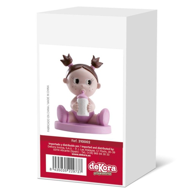 NIÑA BAUTIZO BIBERON 11CM - DEKORA