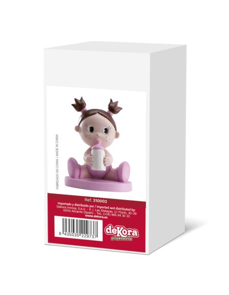 NIÑA BAUTIZO BIBERON 11CM - DEKORA