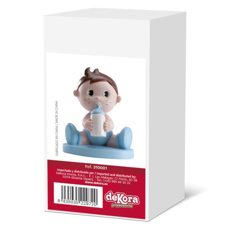 NIÑO BAUTIZO BIBERON 11CM - DEKORA 2