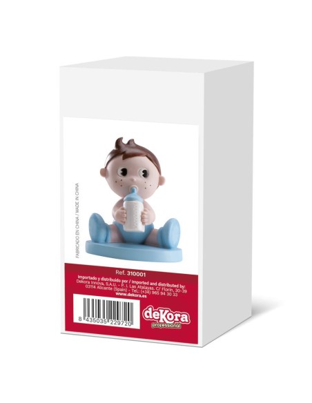 NIÑO BAUTIZO BIBERON 11CM - DEKORA