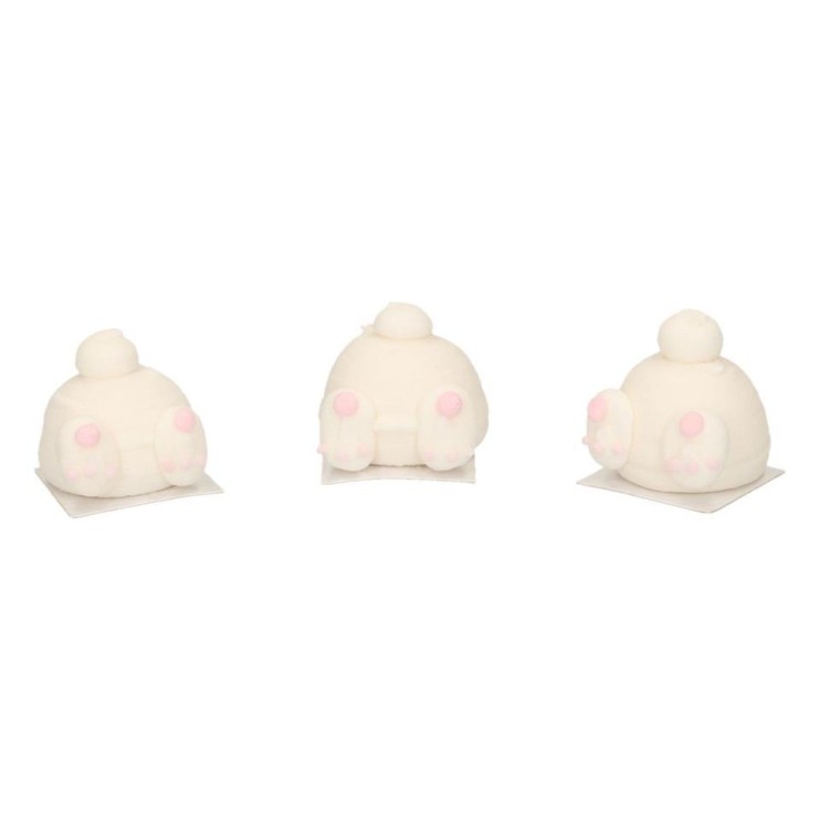 DECORACIÓN AZÚCAR CULITO CONEJO 3UD - FUNCAKES