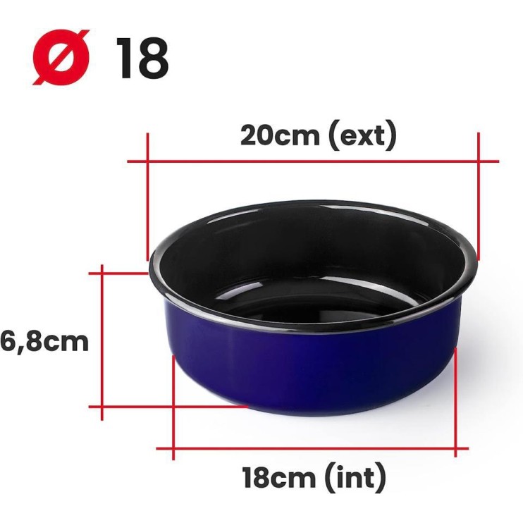 RECIPIENTE PARA FREIDORA DE AIRE 18CM - IBILI  2