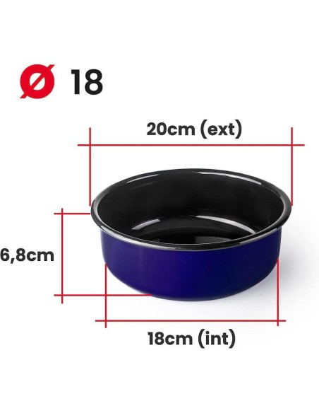 RECIPIENTE PARA FREIDORA DE AIRE 18CM - IBILI 